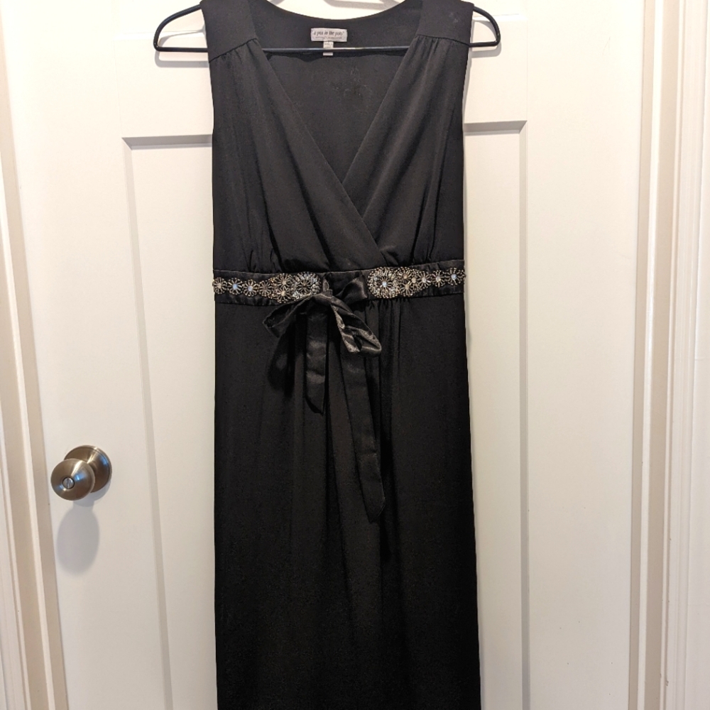 A Pea in the Pod maternity cocktail dress